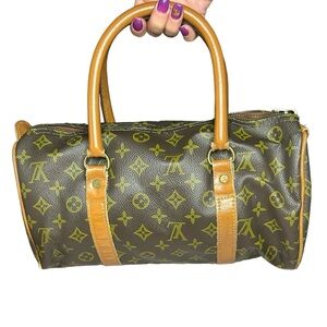 Vintage Louis Vuitton French Company Monogram Small Hand Bag